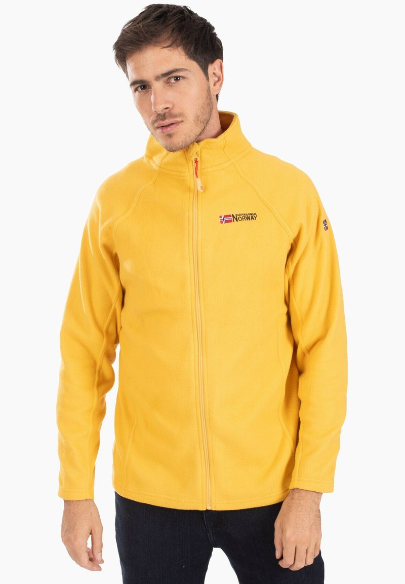 Geo Norway Veste polaire - yelllow green/jaune chin?� - ZALANDO.FR