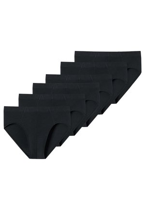 Schiesser 6 PACK  - Slip - schwarz