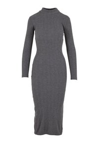 LONGLSEEVE MOCKNECK - Vabalt langev kleit - darkgreymelange