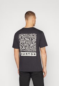 Burton DEJAVIEW TEE - Nyomott mintás póló - true black