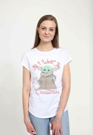 STAR WARS: MANDALORIAN CHRISTMAS CHILD - T-shirts print - white