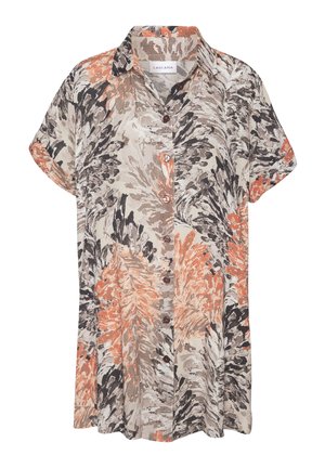 Camicia - apricot taupe bedruckt