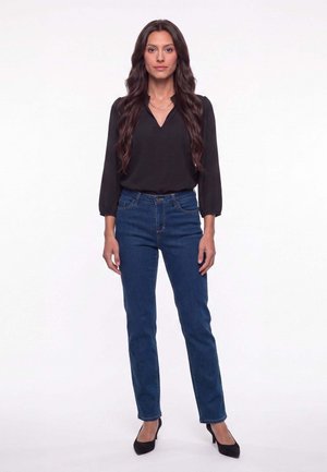 Kaffe, KAVICKY STRAIGHT JEANS - Džínsy s rovným strihom - medium blue washed denim