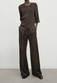 Massimo Dutti Strickpullover - brown