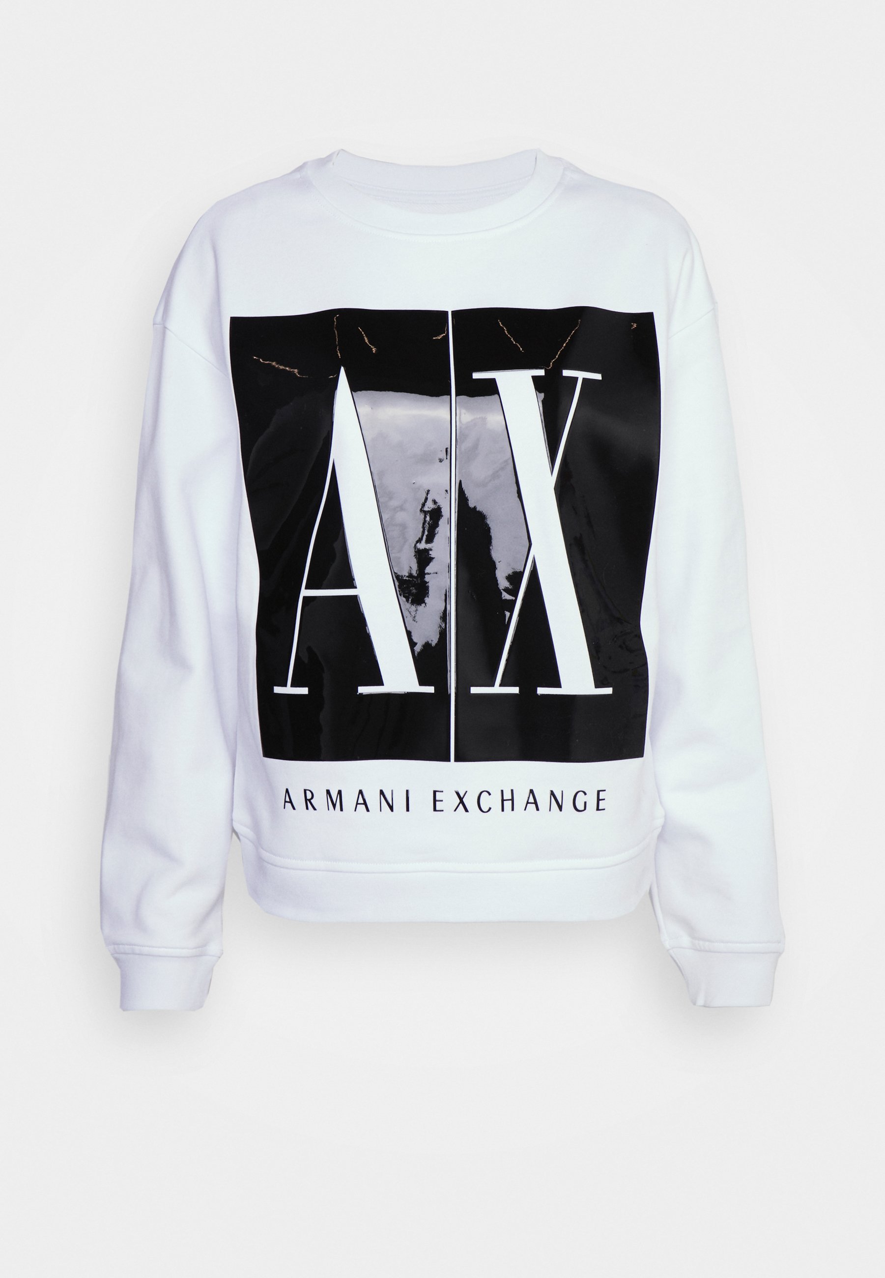 armani exchange white sweatshirt