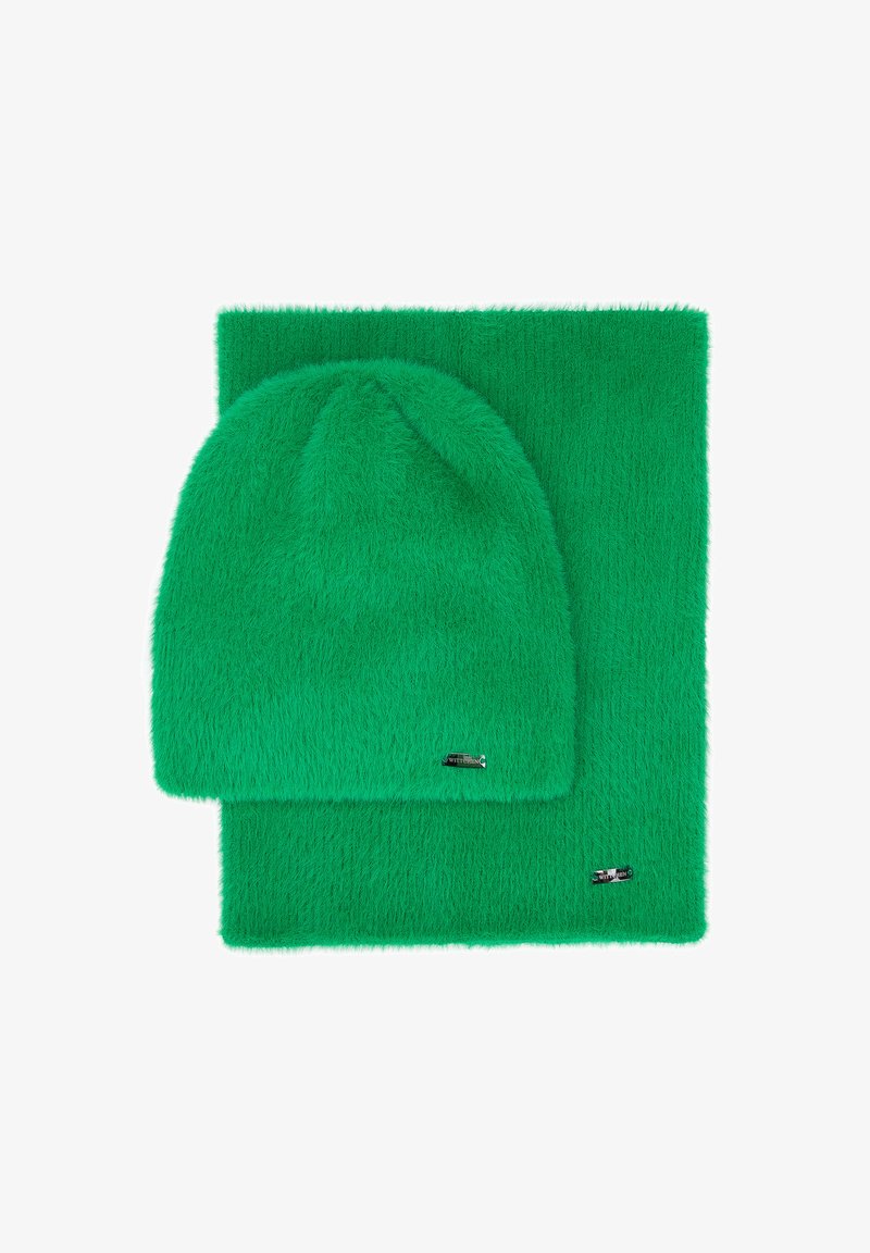 WITTCHEN SET - Čepice - grün