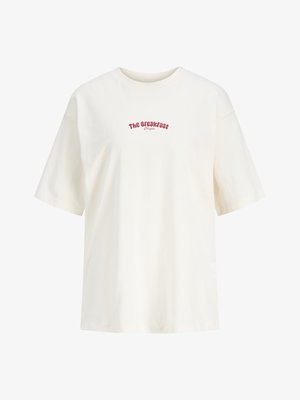 JJXX, JXMILLOW LOOSE TEE - T-shirt imprimé - vanilla ice print:the breakfast