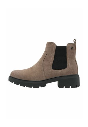 COMFORT CHELSEA - Enkellaarsjes met plateauzool - pepper suede