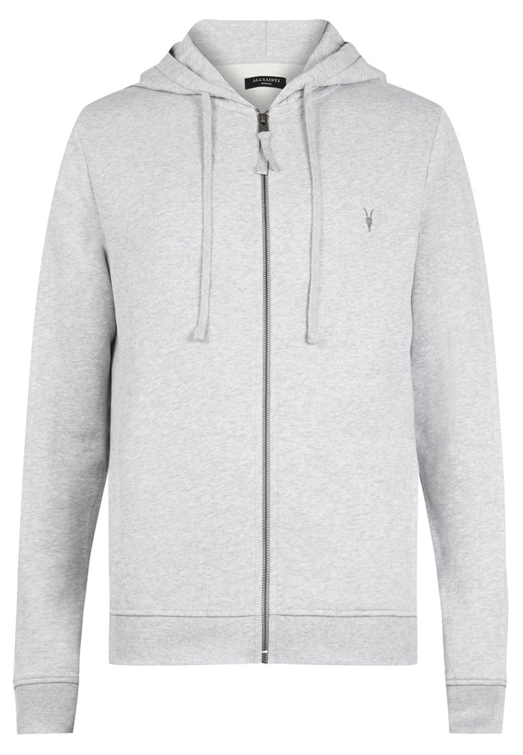 AllSaints Sweater met rits grijs AllSaints Sweater met rits grijs