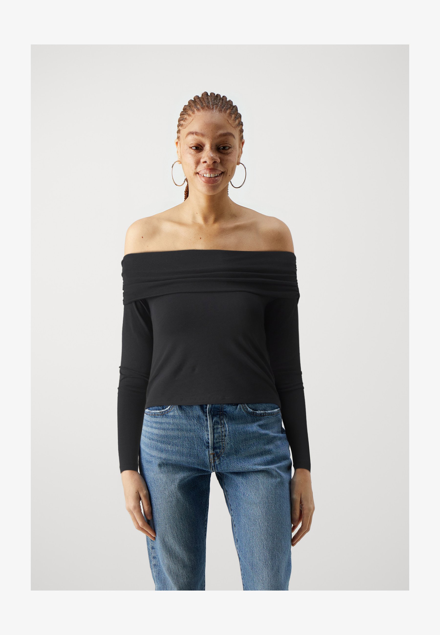 ONLY Onlpure Life-Maglietta Corta Donna - Top A Maniche Lunghe, Taglia L/S, Collezione ONLY