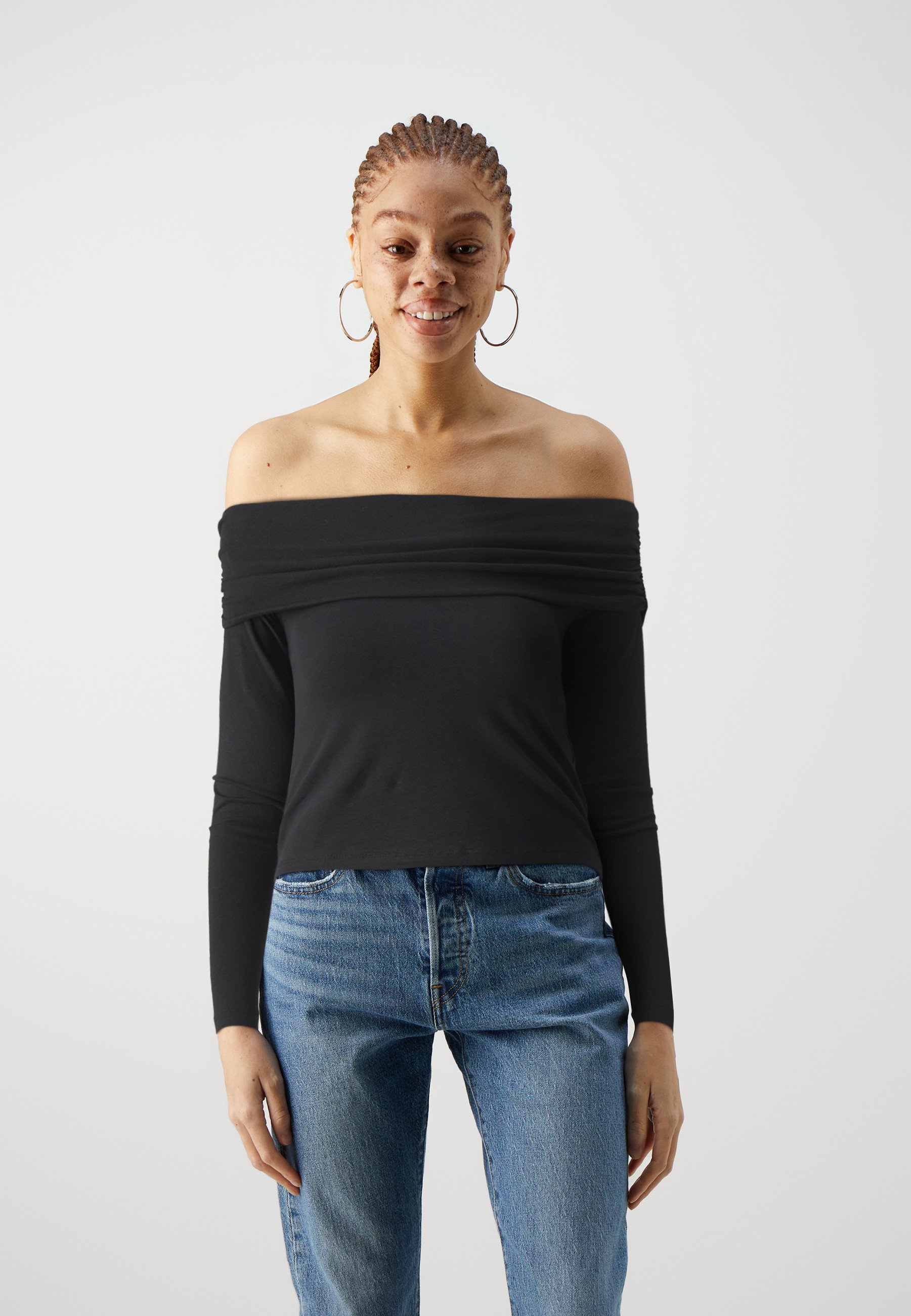 ONLY Onlpure Life-Maglietta Corta Donna - Top A Maniche Lunghe, Taglia L/S, Collezione ONLY