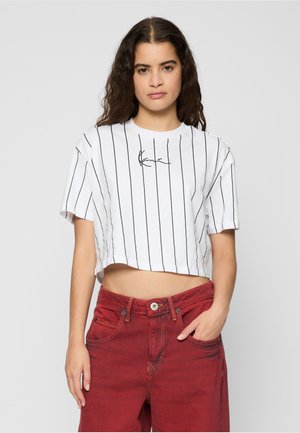 Karl Kani, T-shirt print - white
