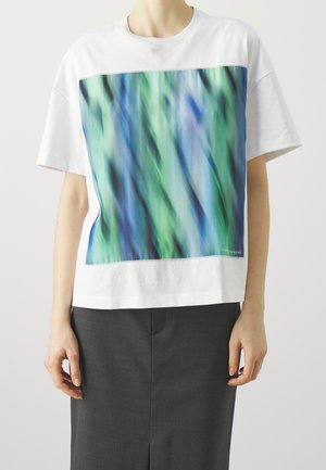 T-shirt med print - white