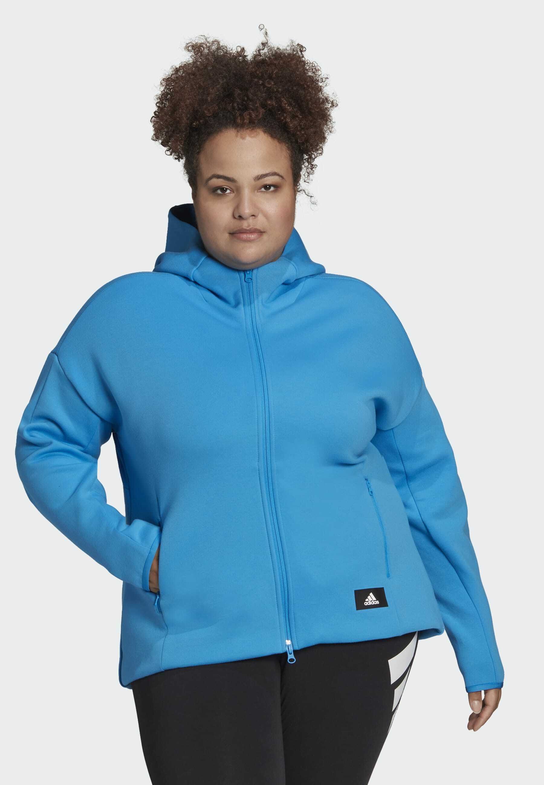 adidas Performance Sudadera con cremallera - blue/azul - Zalando.es