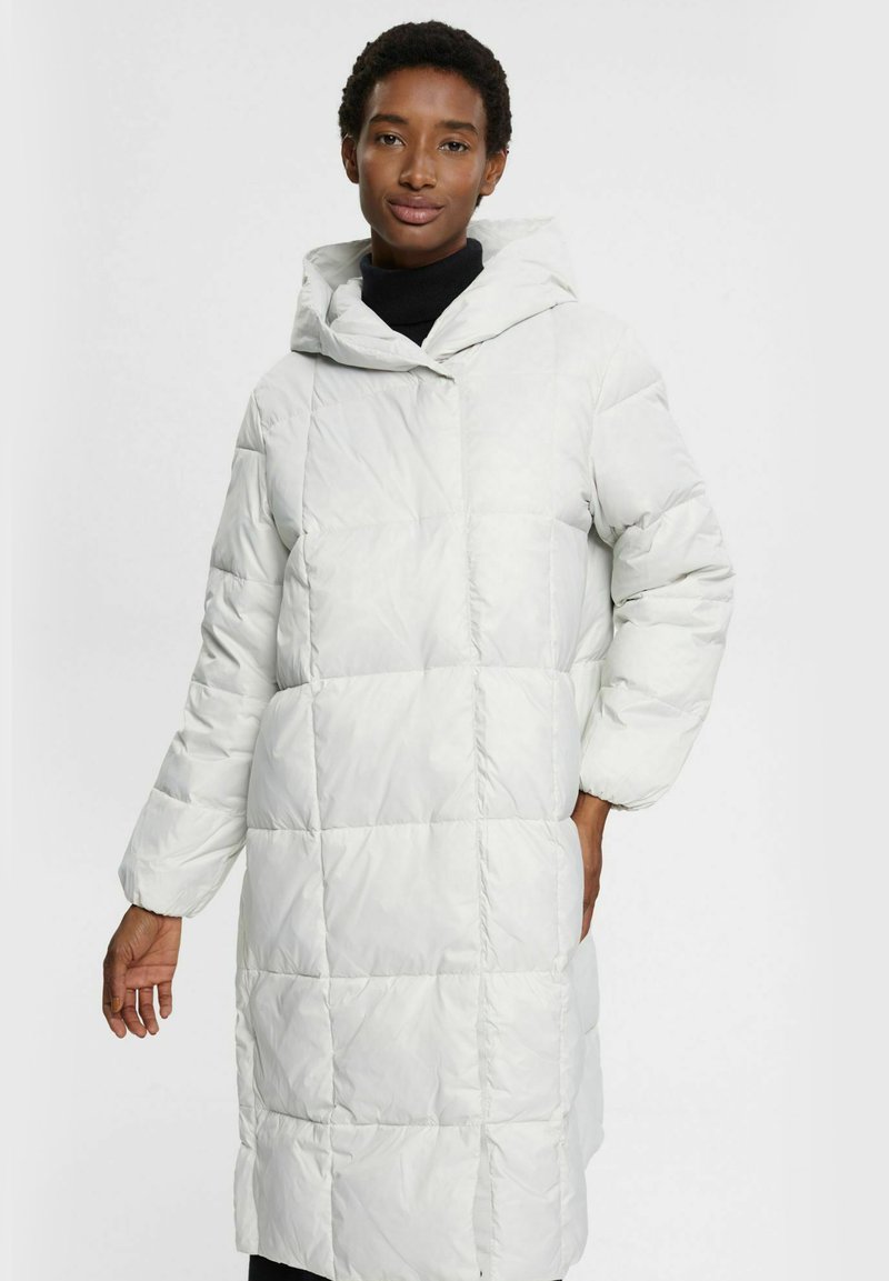 Esprit Collection RECYCELTER Down coat pastel grey/light grey Zalando