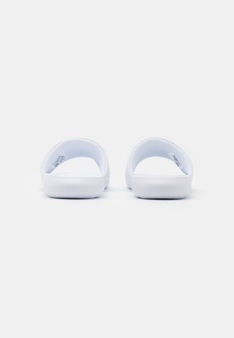 nike victori white slides