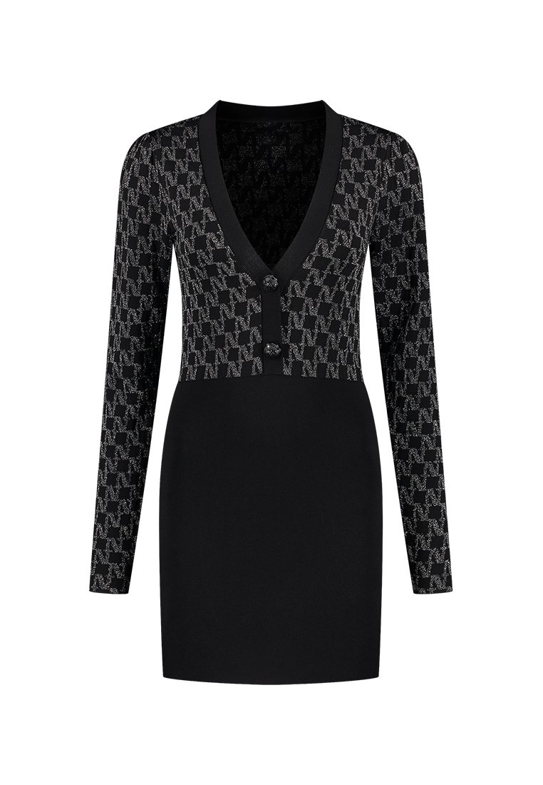 NIKKIE Gebreide jurk zwart NIKKIE Gebreide jurk zwart
