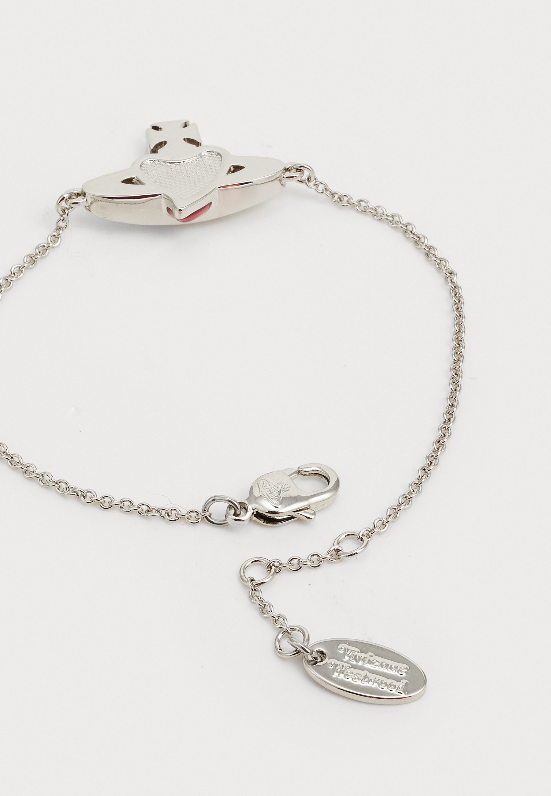 Vivienne Westwood NEW HEART BRACELET - Bracelet - silver-coloured