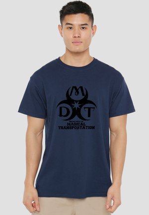 Cotton Soul, HARRY POTTER DEPARTMENT OF MAGICAL TRANSPORTATION - T-Shirt print - dark blue