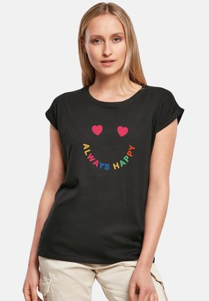ROLL UP ALWAYHA - Print T-shirt - black