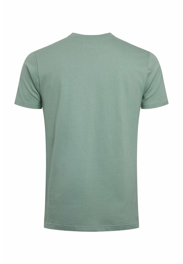Print T-shirt - dusty teal2