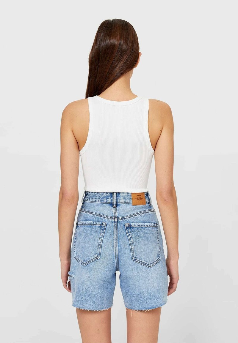 Stradivarius Shorts vaqueros blue denim (Segunda mano