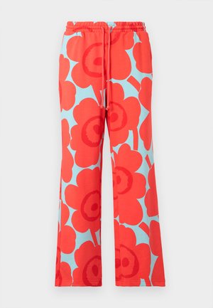 VARRET UNIKKO KIOSKI UNISEX - Jogginghose - light blue/red