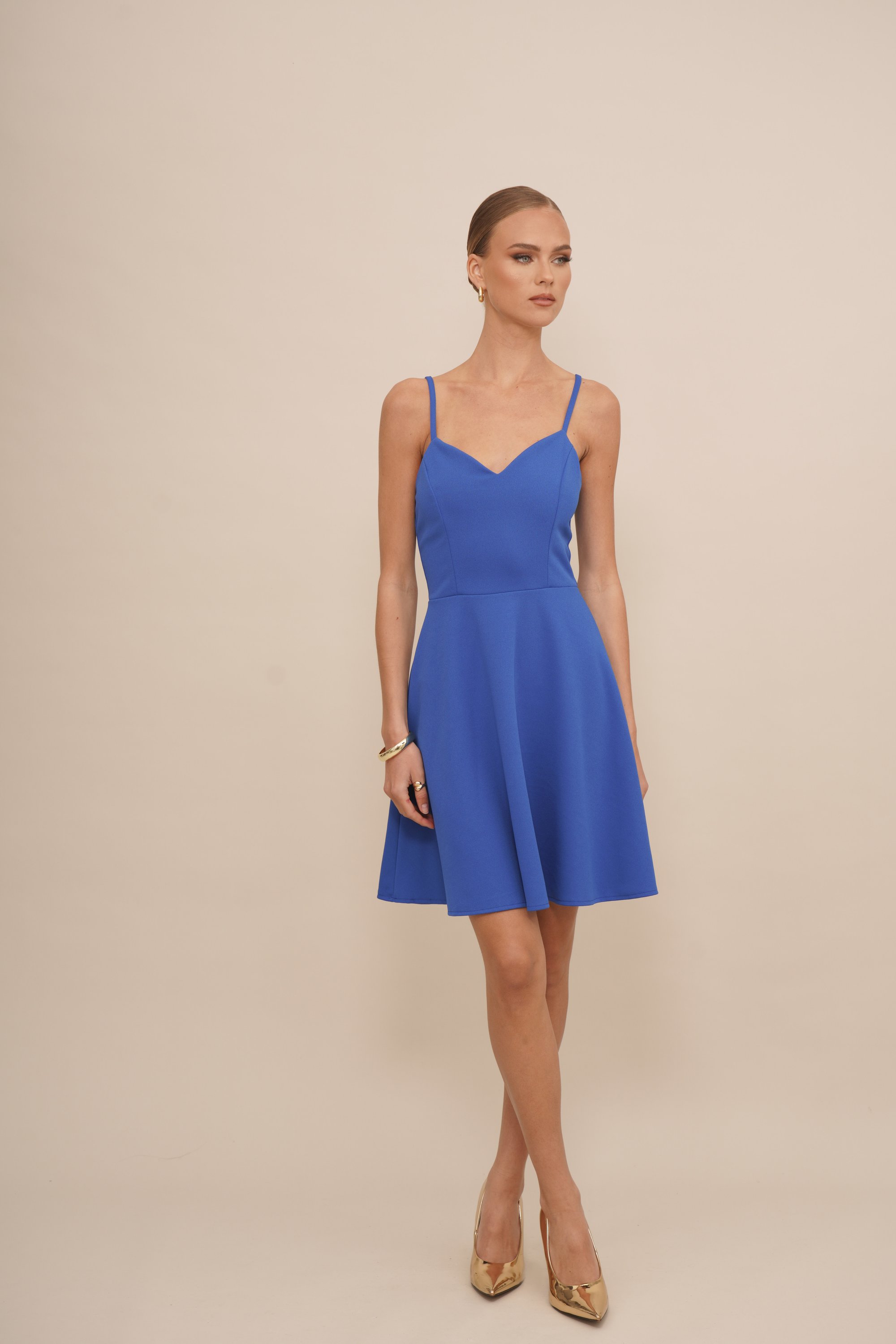 WAL HALLIE Vestido de cóctel dark electirc blue/azul