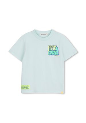 MET KORTE MOUWEN - T-shirt print - vert poudre