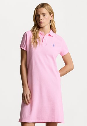 Polo Ralph Lauren BASIC MESH SHORT SLEEVE COTTON DRESS - Day dress - carmel pink