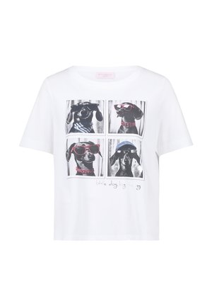 Betty Barclay, BETTY BARCLAY MIT AUFDRUCK BASIC SHIRT - T-shirt print - patch white black