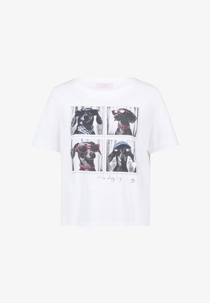 Betty Barclay, BETTY BARCLAY MIT AUFDRUCK BASIC SHIRT - T-shirt print - patch white black