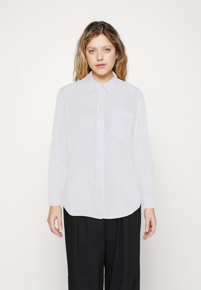 GAP EASY Buttondown blouse fresh white/white Zalando.co.uk