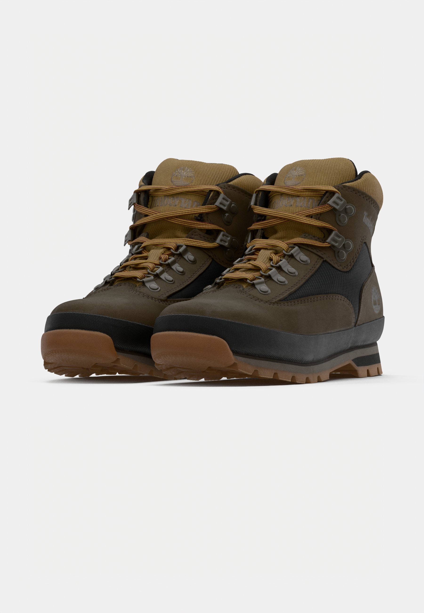 Timberland EURO HIKER - Lace-up ankle boots - dark brown/black