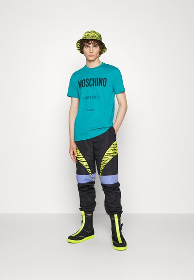 MOSCHINO T-shirt estampada - turquoise