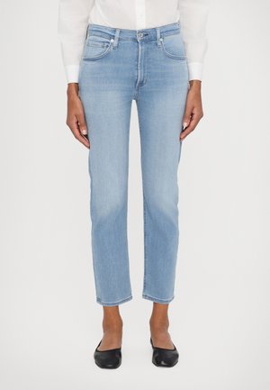 ISOLA CROP SLIM - Slim fit -farkut - indigo