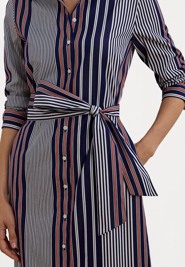 STRIPED COTTON BROADCLOTH SHIRTDRESS - Shirt dress2