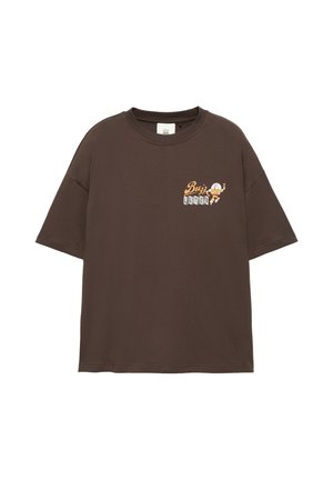 PULL&BEAR, OVERSIZE TOY STORY - T-SHIRT - T-shirt con stampa - brown