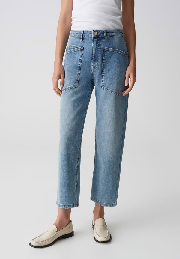 MID RISE ANKLE - Jeans Straight Leg