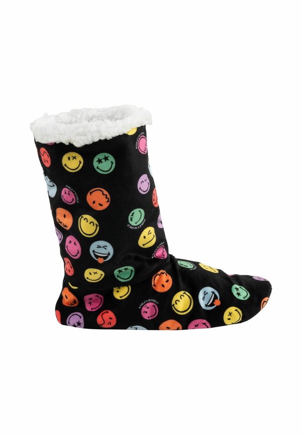 SMILEYWORLD HÜTTEN - Hausschuh - schwarz