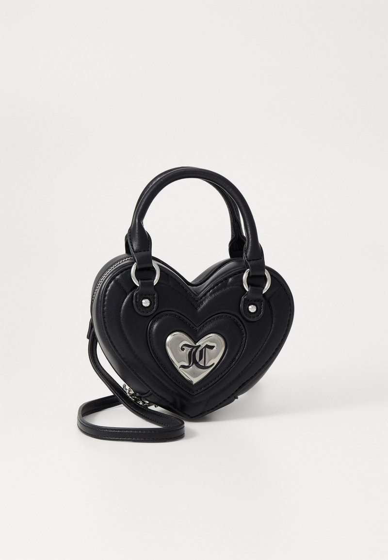 Juicy Couture EMILY HEART BAG UNISEX - Borsa a tracolla - black