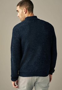 Next CABLE ZIP NECK - Vesta - navy