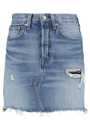 A-snit nederdel - blue denim