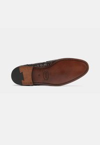 Scarosso ALESSANDRO - Zapatos sin cordones - dark brown croco printed calf