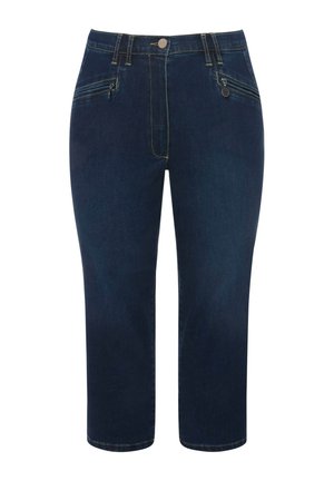 Ulla Popken, Mony taille élastique - Denim shorts - blue denim