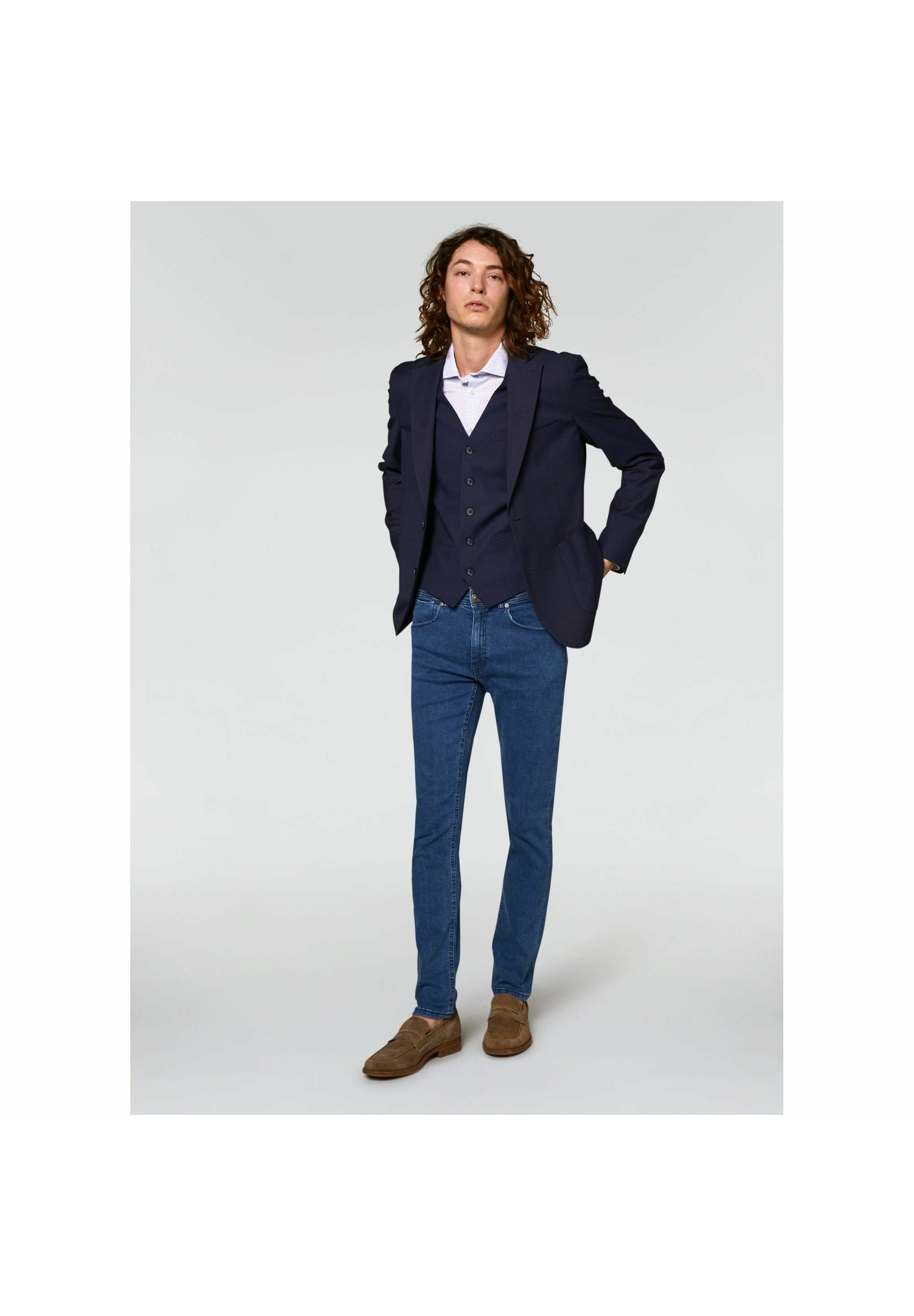 Conbipel Gilet elegante - blu scuro - Zalando.it