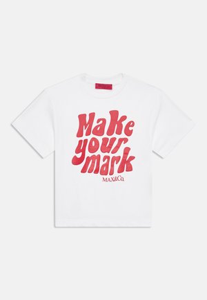 MAX&Co., T-shirt con stampa - white