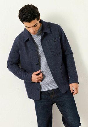 TALL FIT - HERRINGBONE WORKER - Übergangsjacke - navy