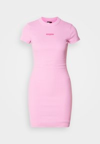 SCRIPT MINI DRESS - Trikoomekko - carnival pink