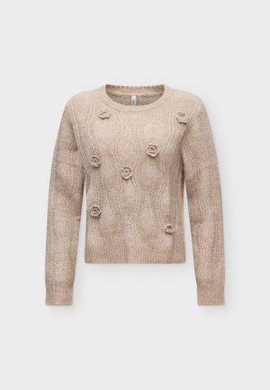 ONLY, ONLMONIQUE - Пуловер - silver mink